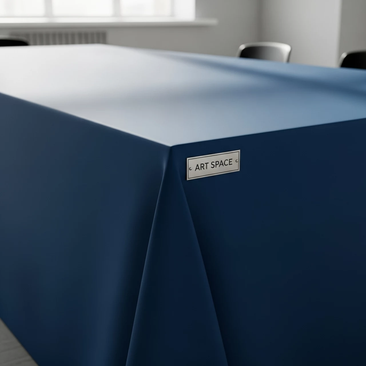 Аренда Скатерть прямоугольная 320х225 см синяя в Omega Sirius — ART SPACE