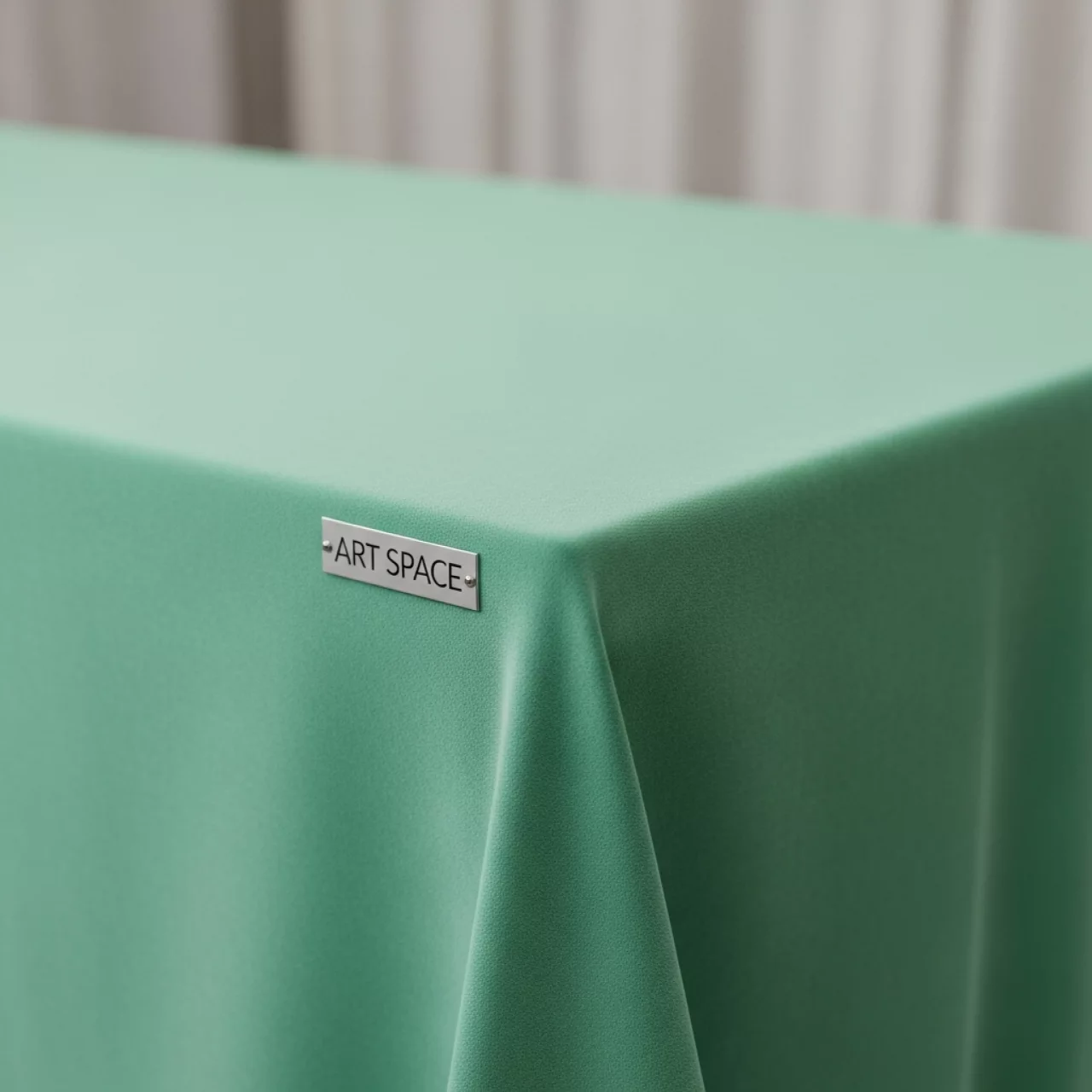 Аренда Скатерть прямоугольная бархатная бесшовная Альт ментоловая в конгресс-холле отеля Жемчужина — ART SPACE