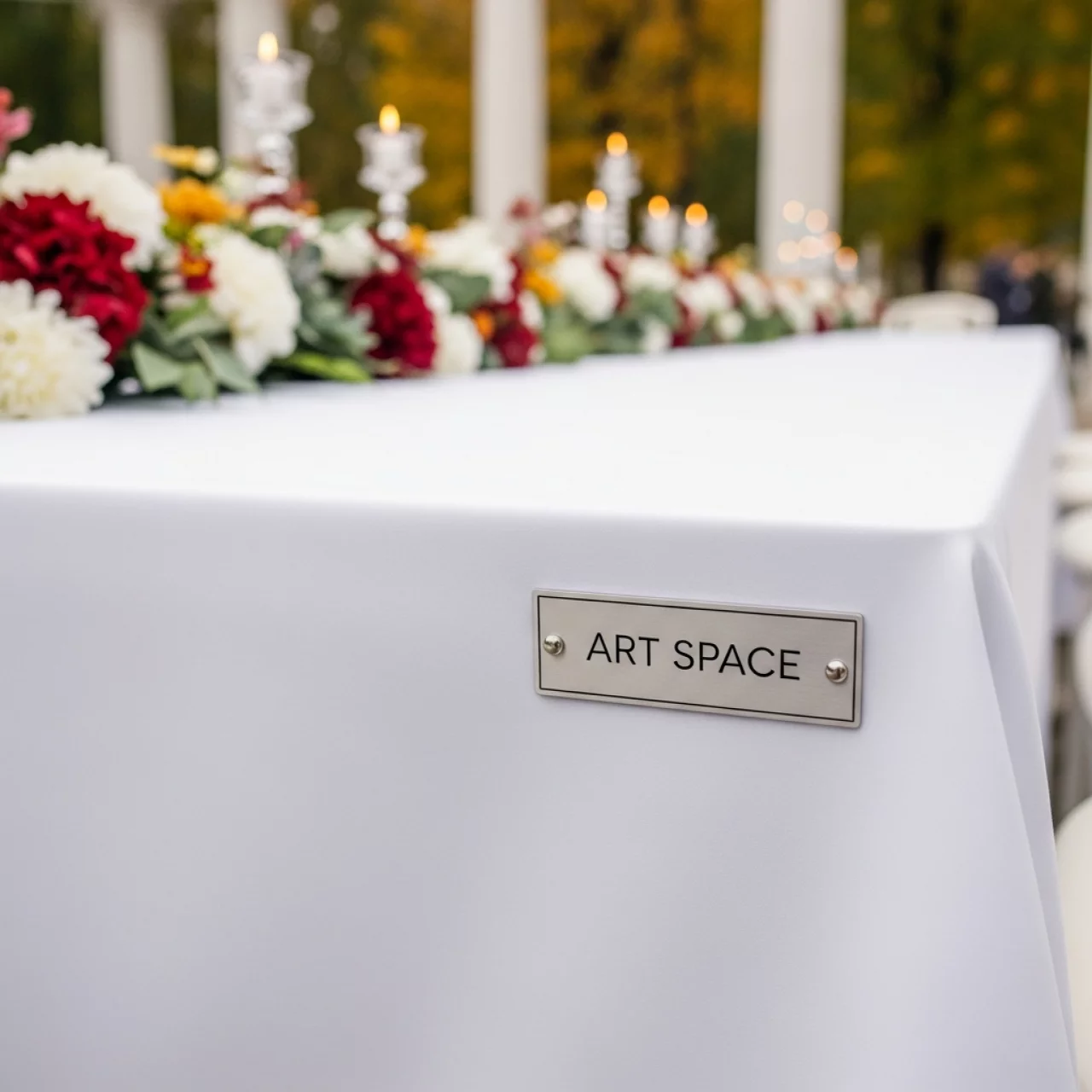 Аренда Скатерть прямоугольная белая 2х3,1 м в этно-парке «Моя Россия» — ART SPACE