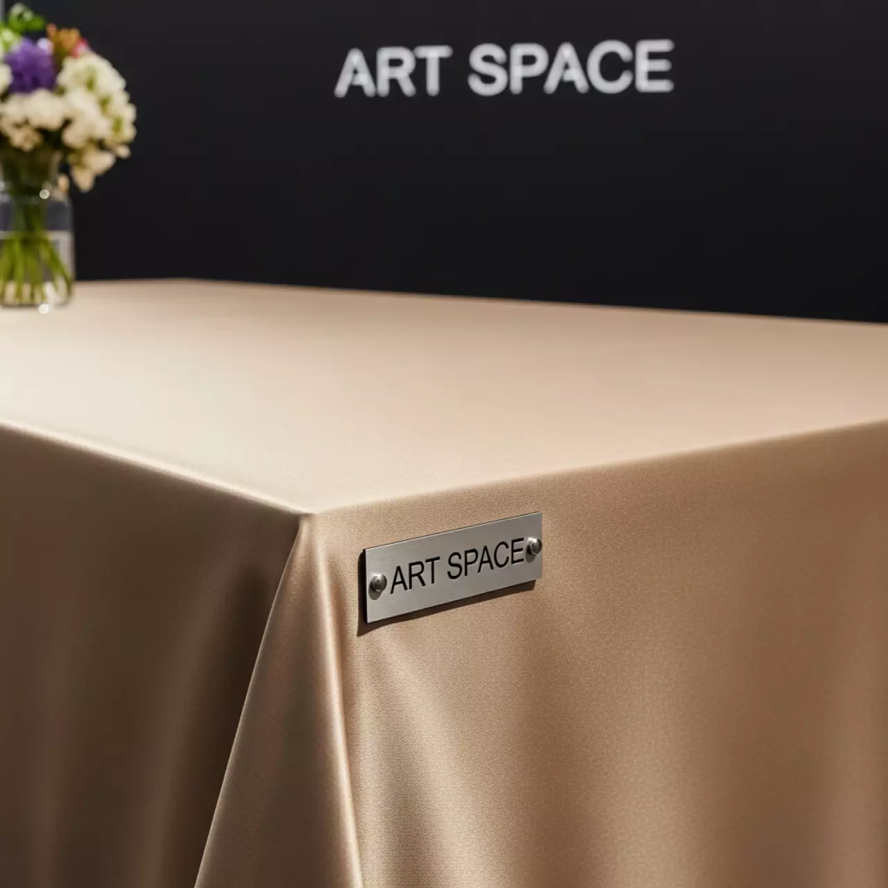 Аренда Скатерть прямоугольная цвета шампань 1,4х2,4 м в Pullman Sochi Centre — ART SPACE