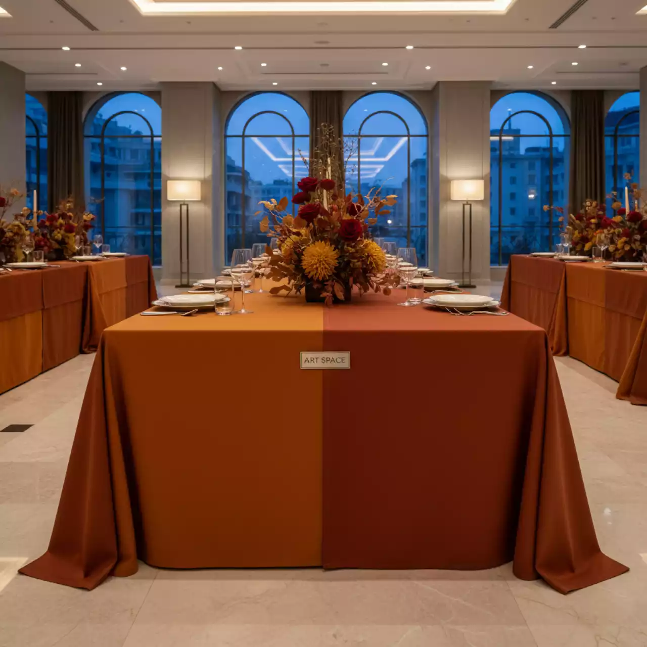 Аренда Скатерть прямоугольная габардин 135х240 см в Grand Karat Sochi — ART SPACE