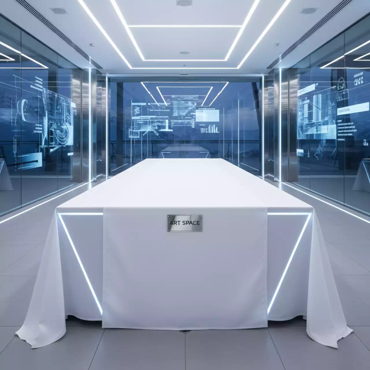 Аренда Скатерть прямоугольная Габардин белоснежная 2500х1400 мм в Rixos Krasnaya Polyana — ART SPACE