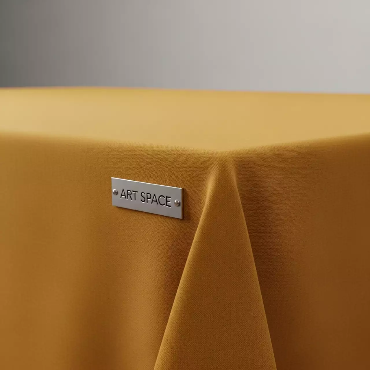 Аренда Скатерть прямоугольная габардин горчичная 2000х1500 мм на территории Морпорта Сочи — ART SPACE