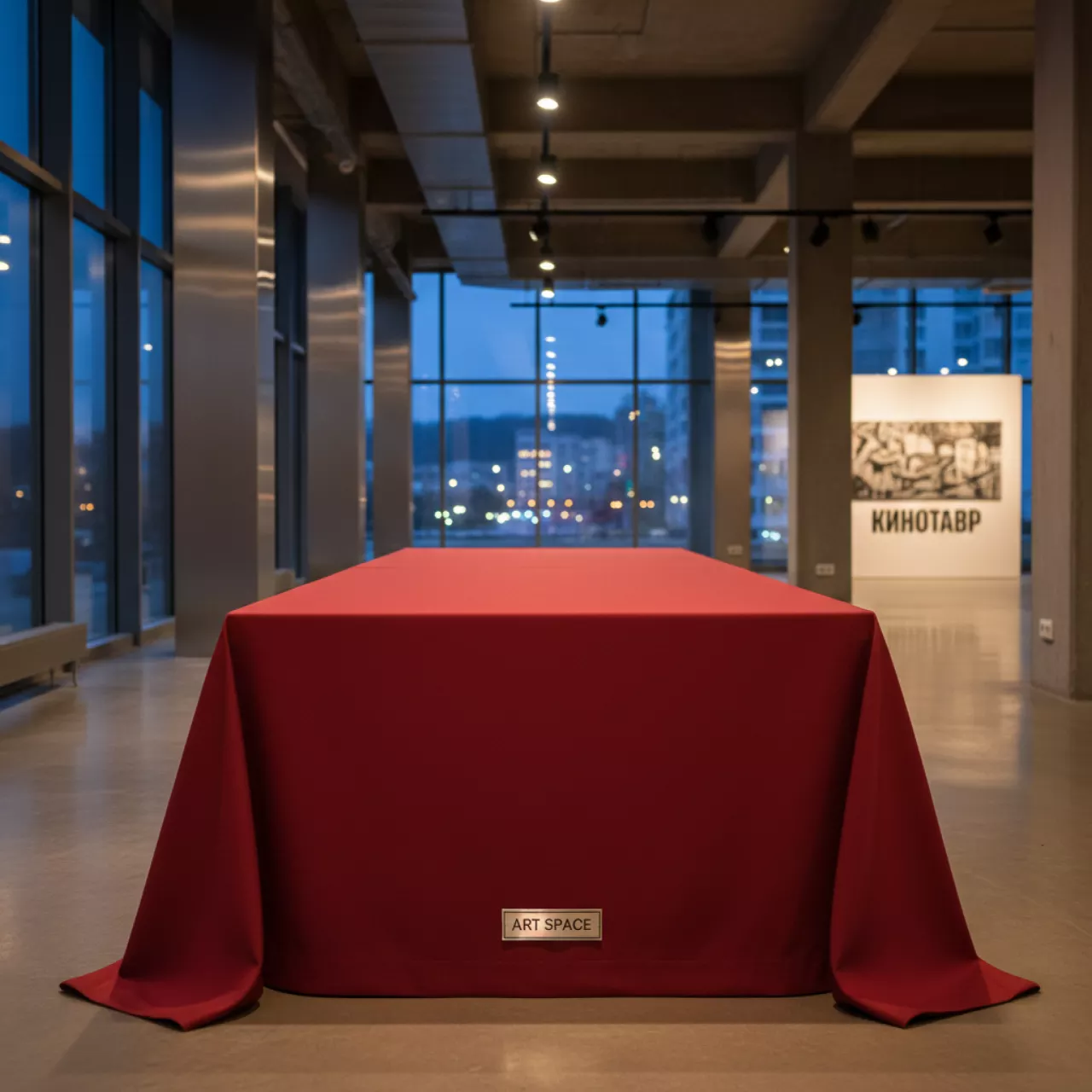 Аренда Скатерть прямоугольная красная 3,3х2,25 м в Radisson Blu Resort & Congress Centre — ART SPACE