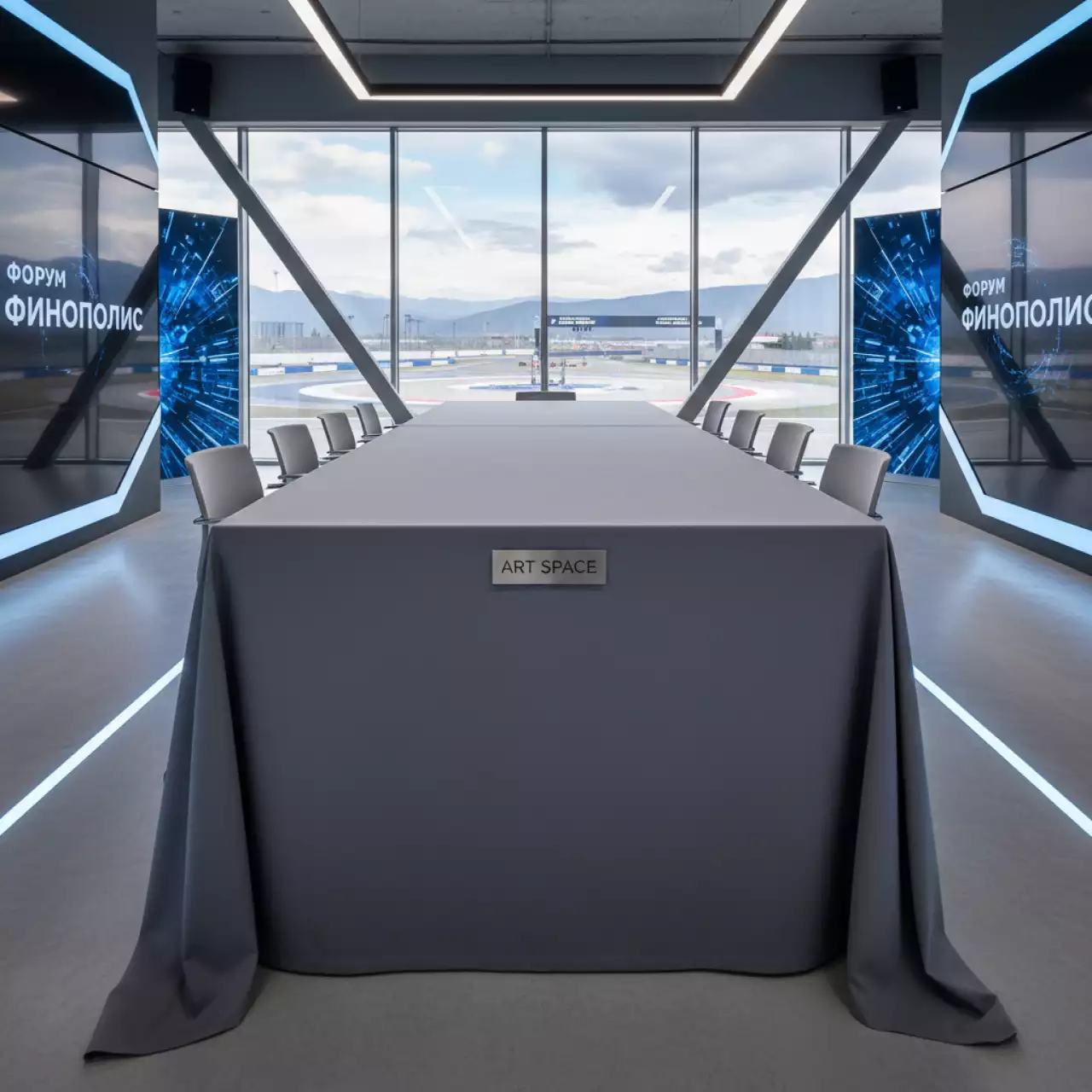 Аренда Скатерть прямоугольная Richard на Сочи Автодроме — ART SPACE