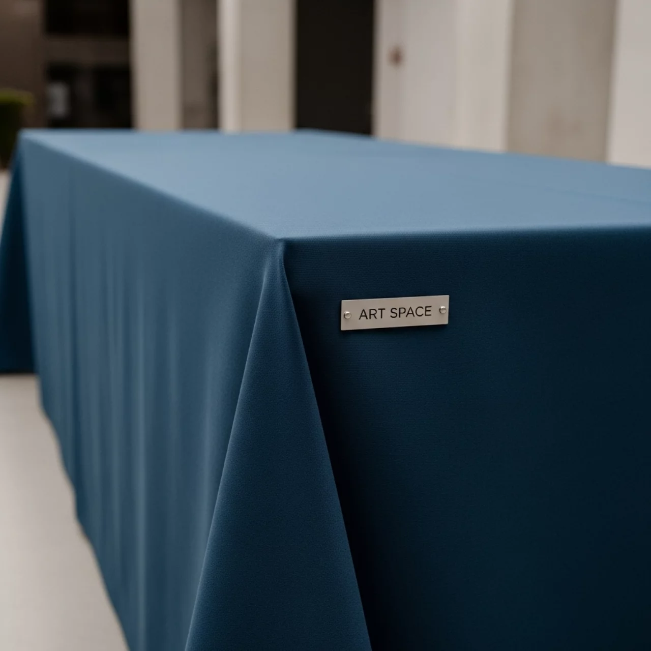 Аренда Скатерть прямоугольная синяя 1,4х2,4 м в банкетном зале «Дельфин» — ART SPACE
