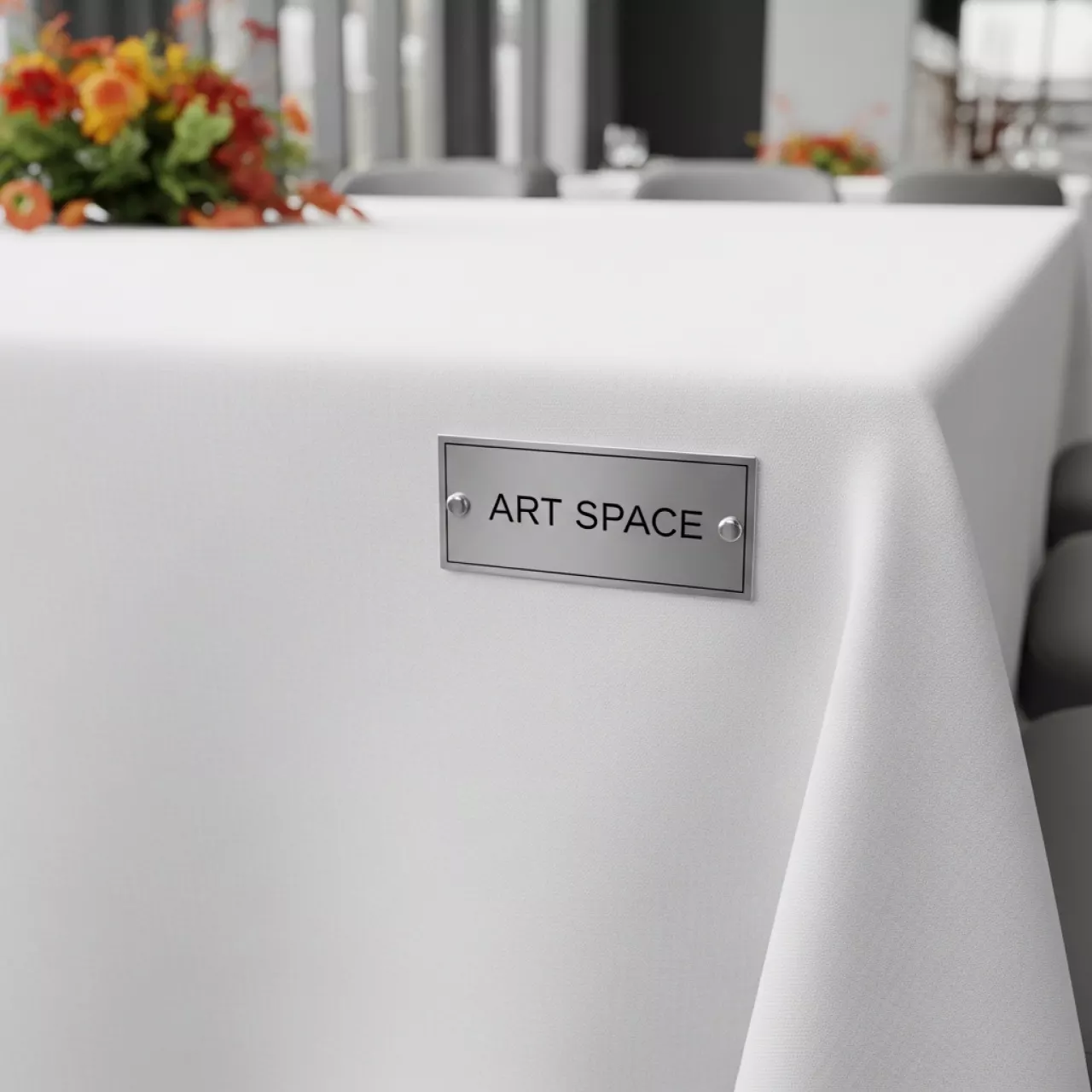 Аренда Скатерть прямоугольная журавинка белая 320х290 в отеле «Звездный» — ART SPACE