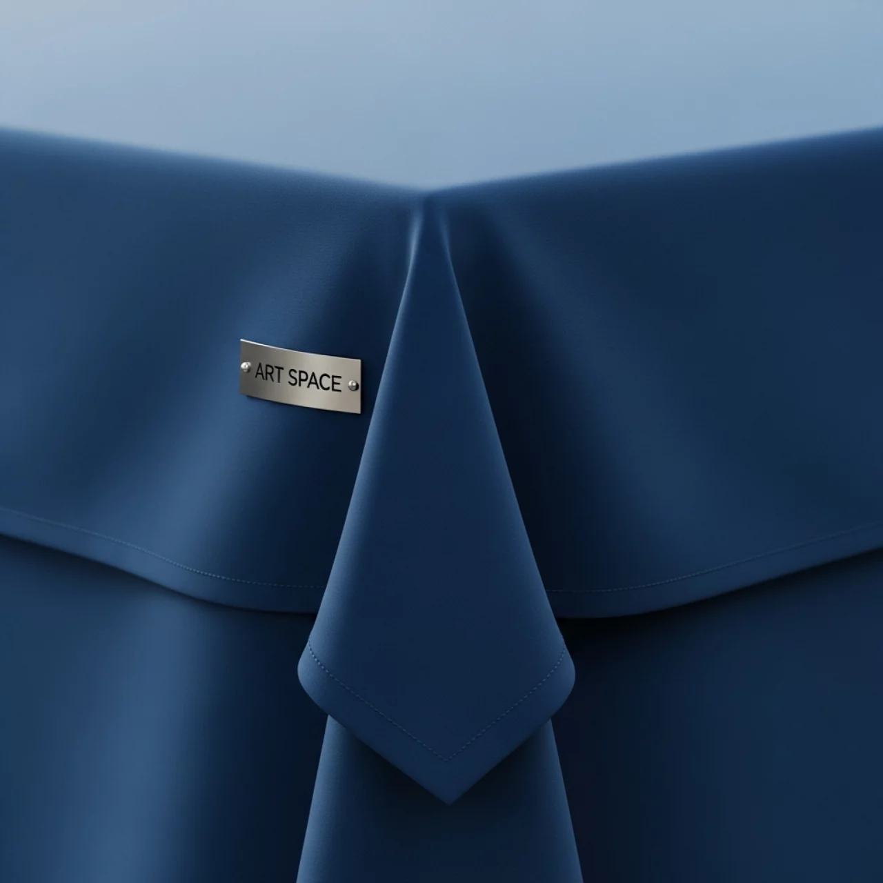 Аренда Скатерть синего цвета евроугол 3,2х2,25 м в ресторане «Brunello» — ART SPACE