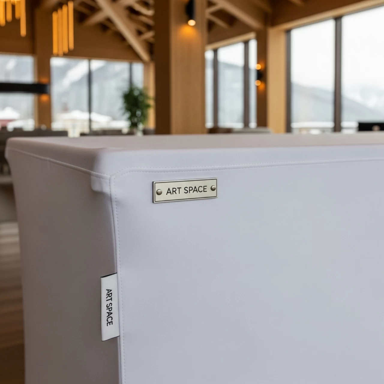 Аренда Скатерть стрейч белая 1,2 м в Green Flow Hotel — ART SPACE