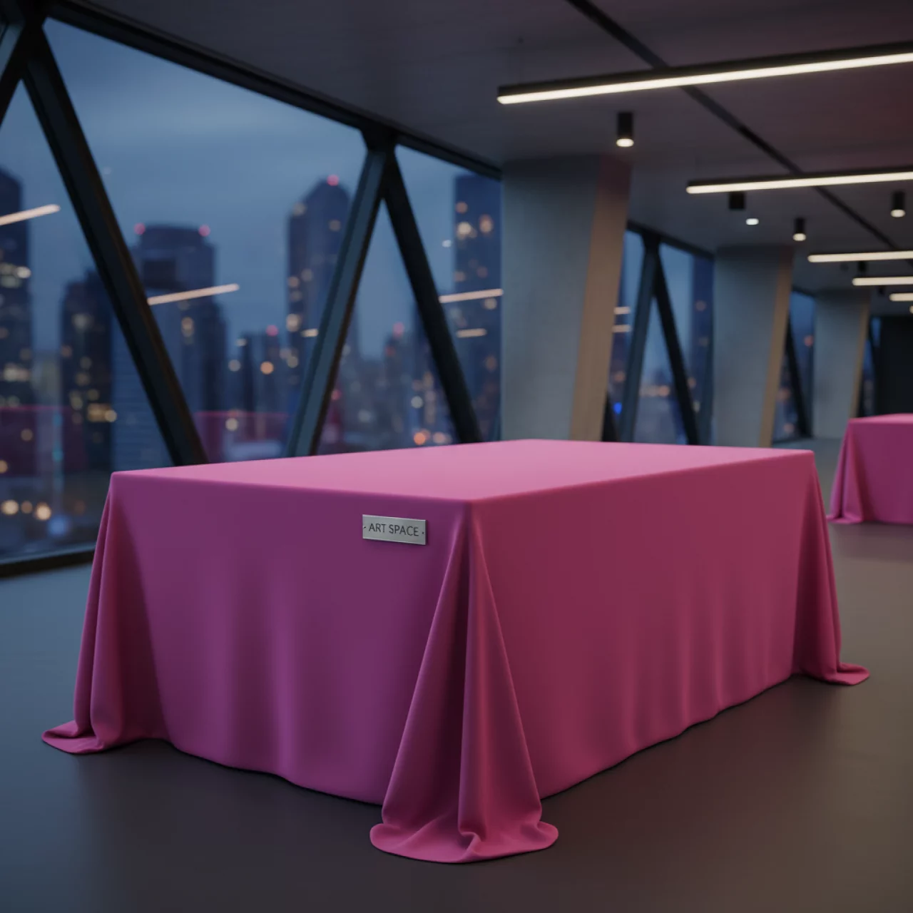 Аренда Скатерть стрейч для прямоугольного стола 180x75 см фуксия в Novotel Resort — ART SPACE