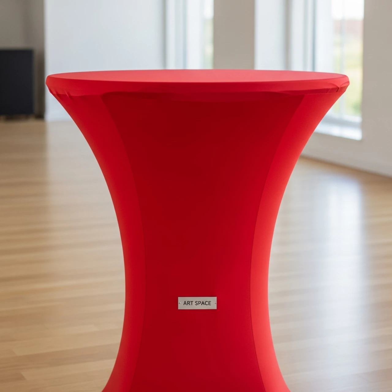 Аренда Скатерть стрейч на круглый стол красная в Stella di Mosca — ART SPACE