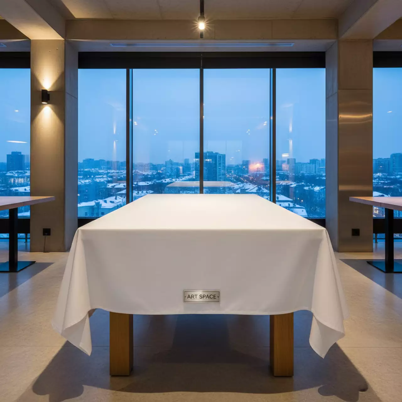 Аренда Скатерть White на стол 150х75 в ресторане «La Terrazza» — ART SPACE