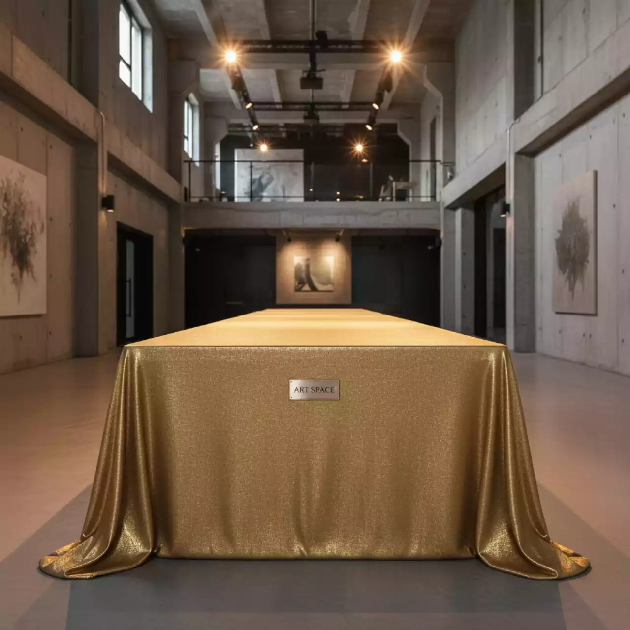 Аренда Скатерть золотая 500х270 см в пляжном комплексе VinoGrad — ART SPACE