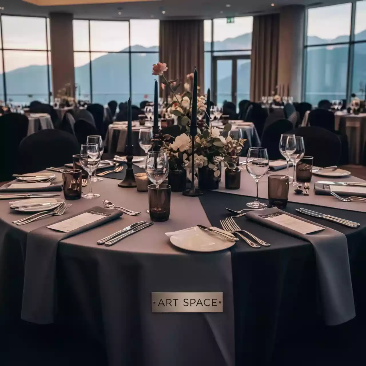 Аренда Скатерти банкетные для конференций в Sochi Marriott Krasnaya Polyana — ART SPACE