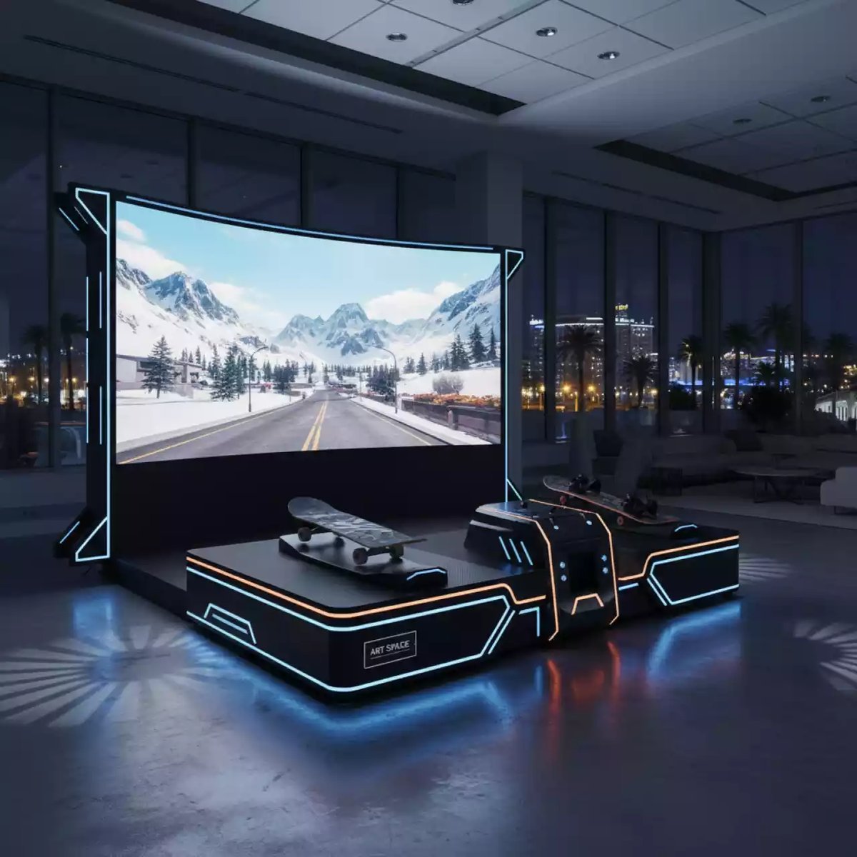 Аренда Скейтборд сноуборд интерактивный в City Park Hotel Sochi — ART SPACE