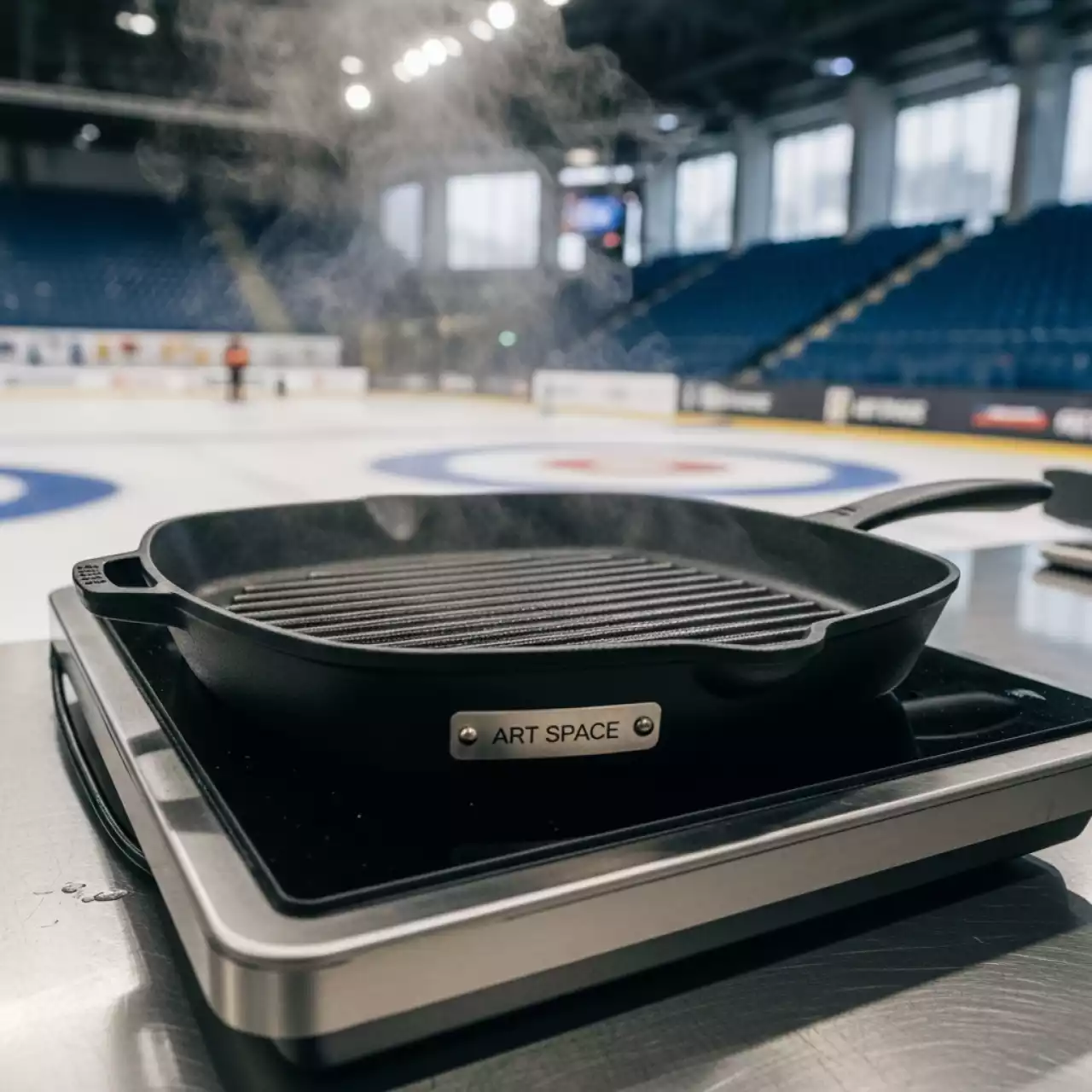 Аренда Сковорода гриль в Керлинговом центре «Ледяной куб» — ART SPACE