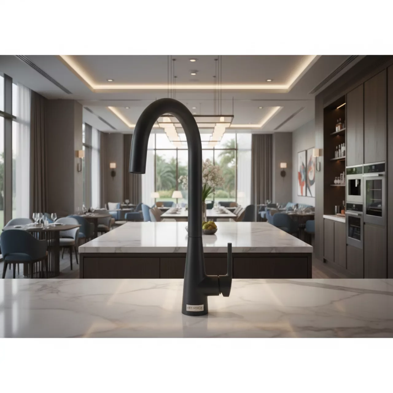 Аренда Смеситель для кухни FLUMEN DESIGN Rimini черный в Novotel Resort — ART SPACE