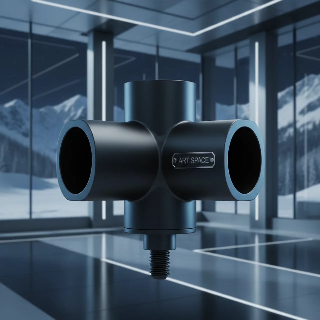 Аренда Соединитель для профиля квадратного сечения 3 палый черный с регулируемой опорой в Sochi Marriott Krasnaya Polyana — ART SPACE