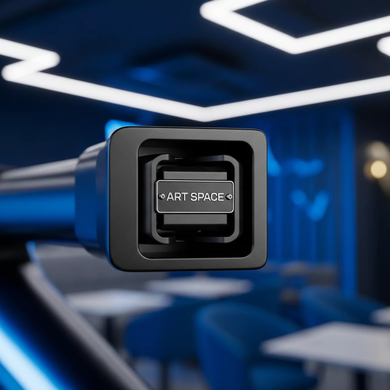 Аренда Соединитель для профиля квадратного сечения прямой черный в ресторане «Сыроварня» — ART SPACE