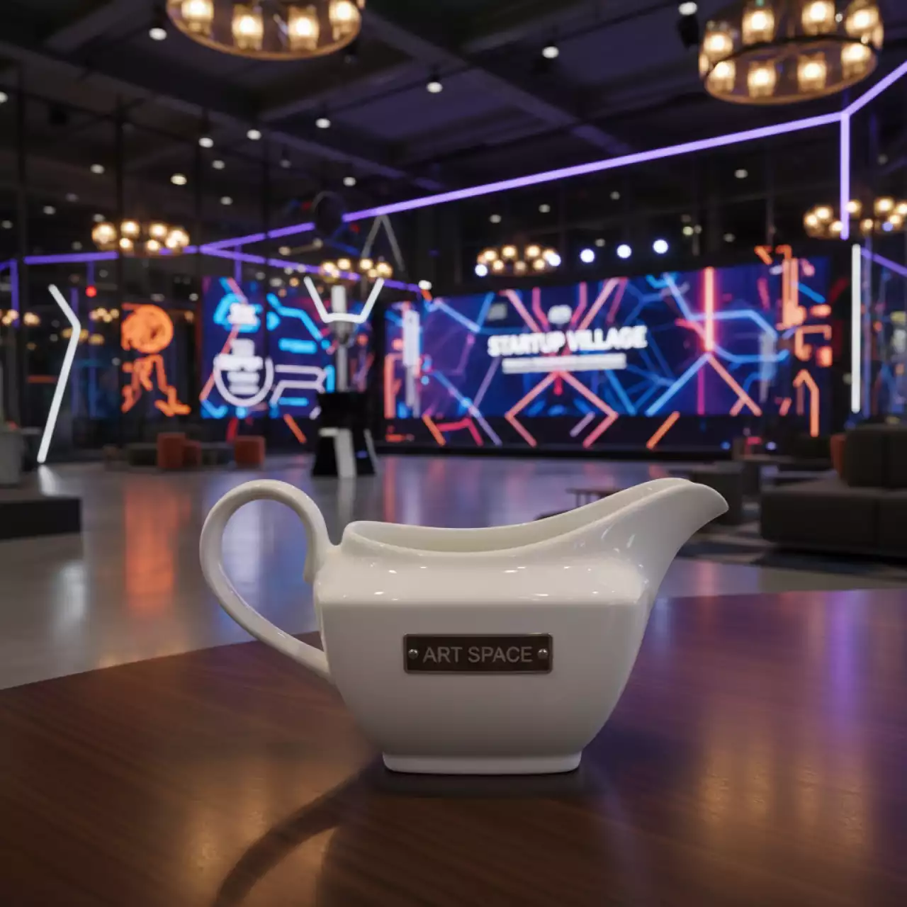 Аренда Соусник Chan Wave Quadro 75 мм 70 мл в казино «Сочи» — ART SPACE