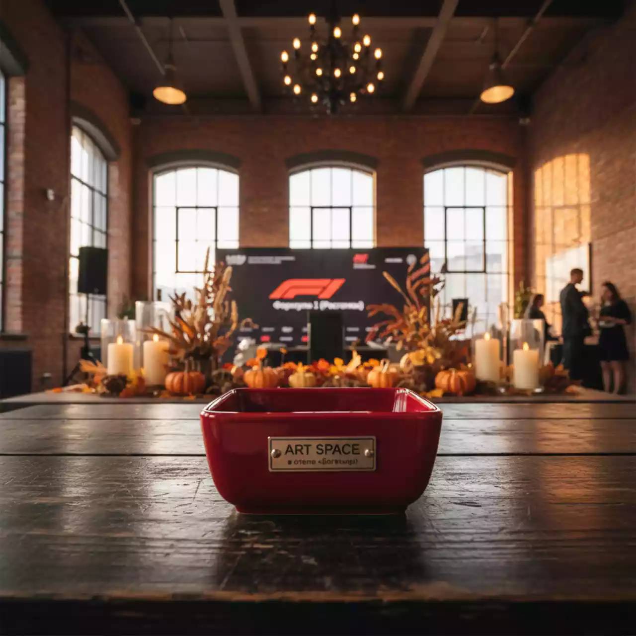 Аренда Соусник Corona красный 63х63 мм 90 мл в отеле «Богатырь» — ART SPACE