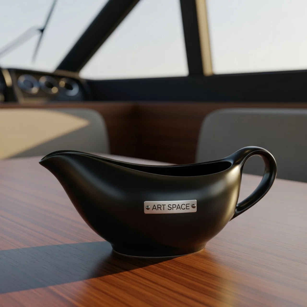 Аренда Соусник Dark черный 200 мл на VIP-яхте (Имеретинский порт) — ART SPACE