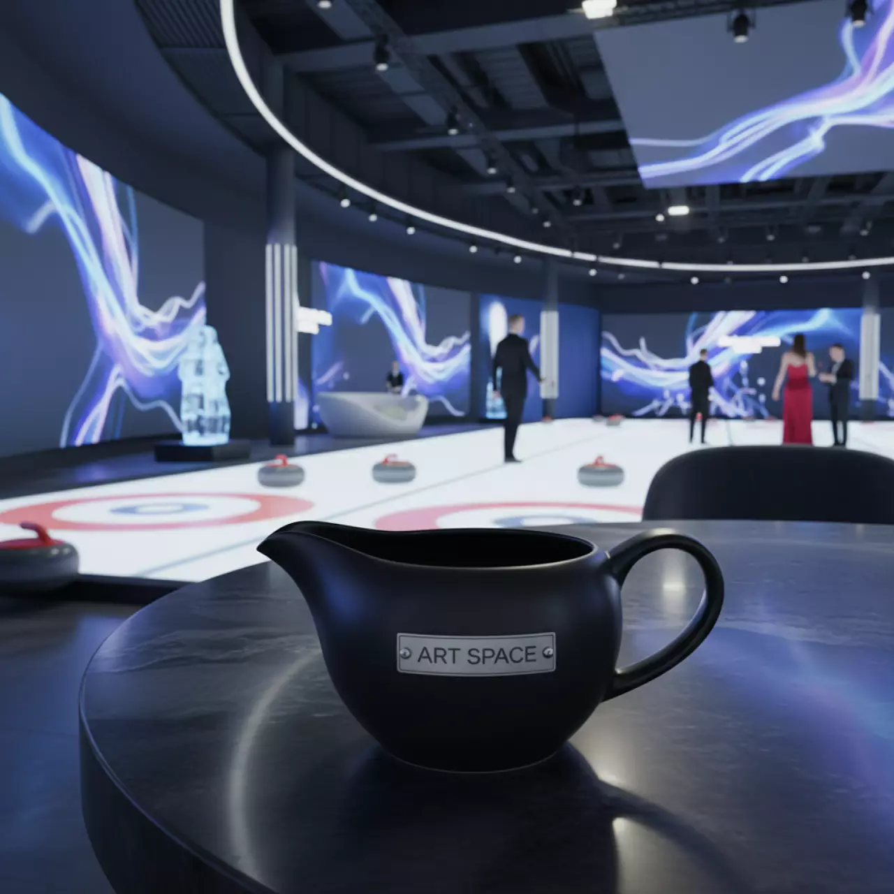 Аренда Соусник миниатюра чёрный 35 мл 6 см в Керлинговом центре «Ледяной куб» — ART SPACE