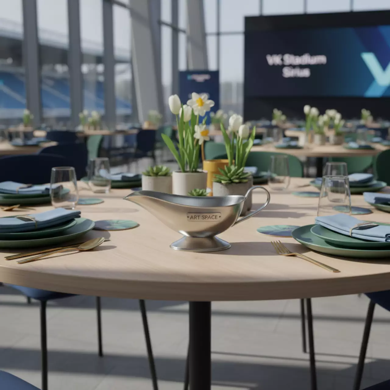 Аренда Соусник ProHotel стальной 75 мл 34,58 мм 42 мм в VK Stadium Sirius — ART SPACE