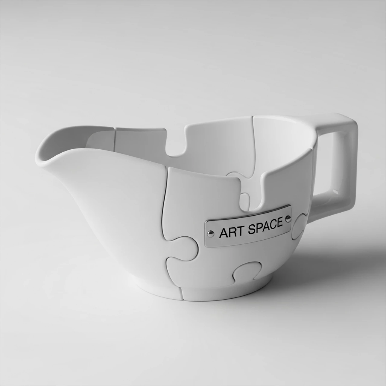 Аренда Соусник Puzzle белый 70 мл в Imeretinskiy Hotel — ART SPACE