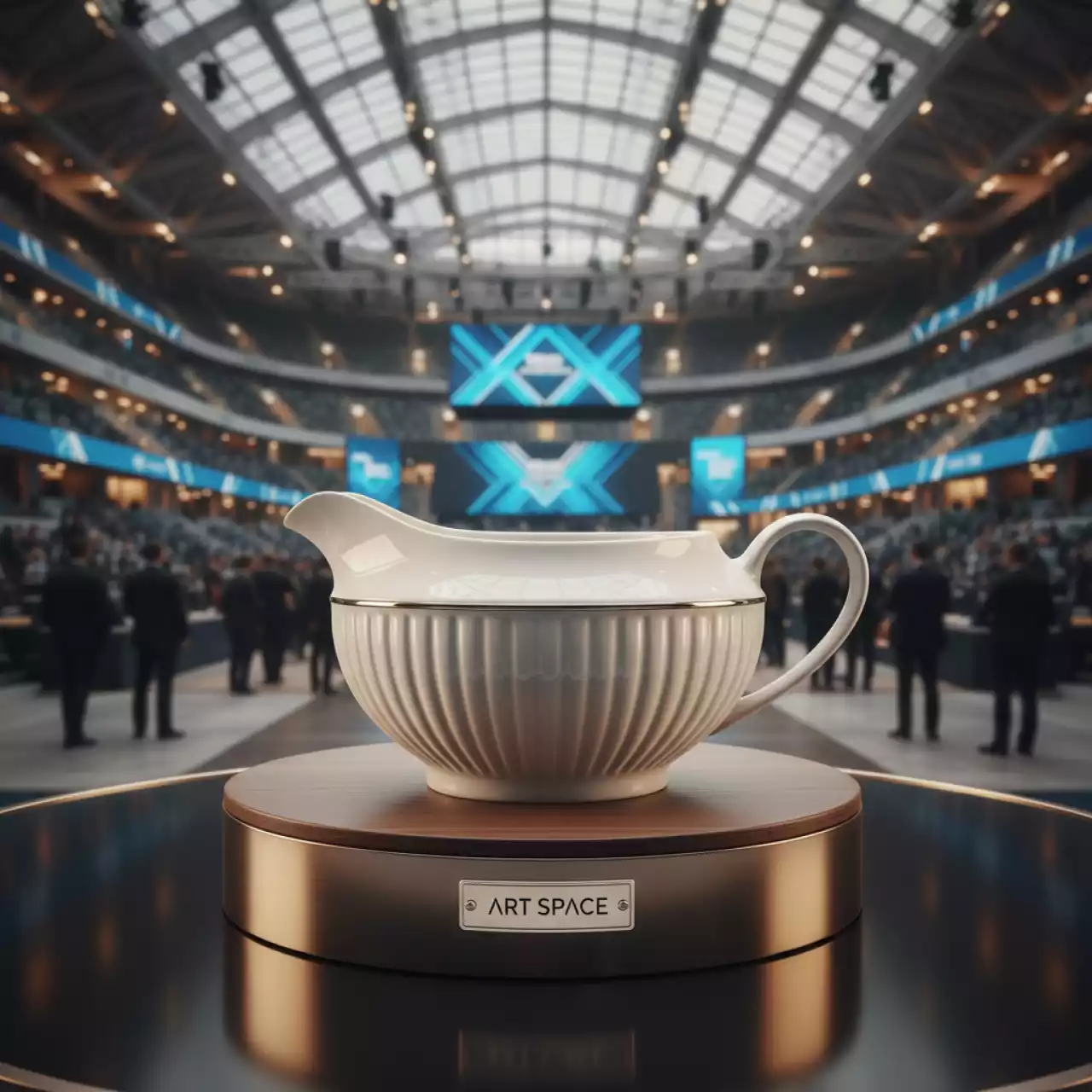 Аренда Соусник ребристый круглый 150 мл 85х40 мм на арене «Фишт» — ART SPACE