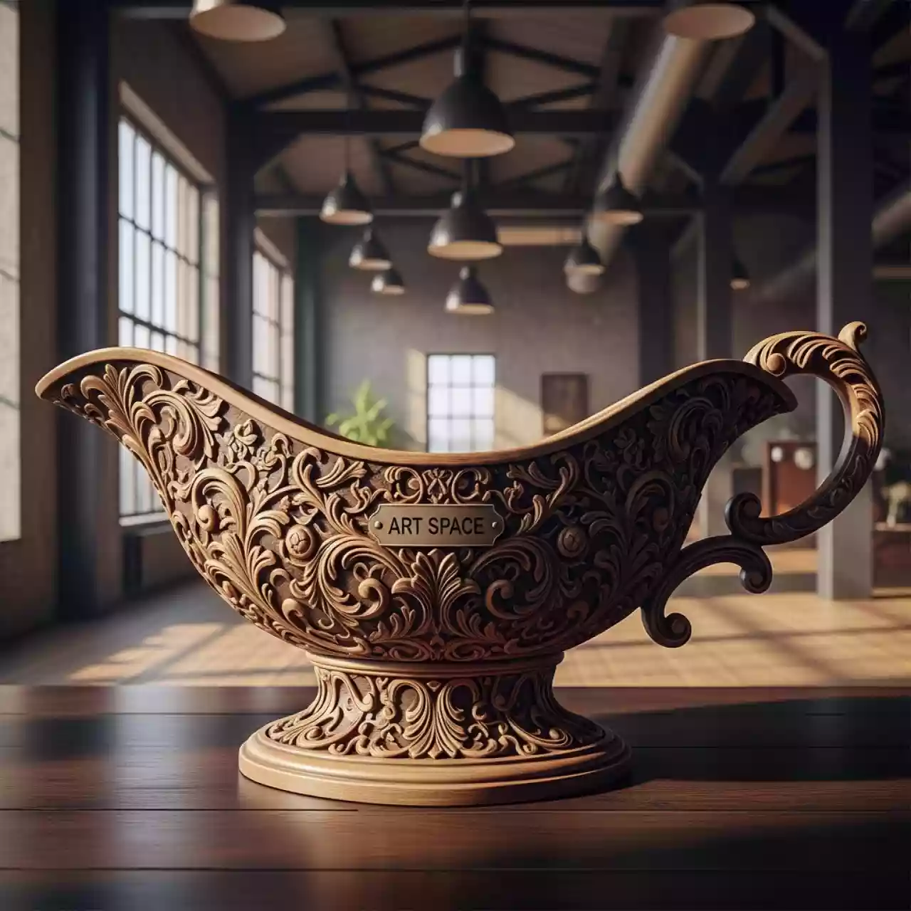 Аренда Соусник резной Пьемонт 70х70 см в City Park Hotel Sochi — ART SPACE