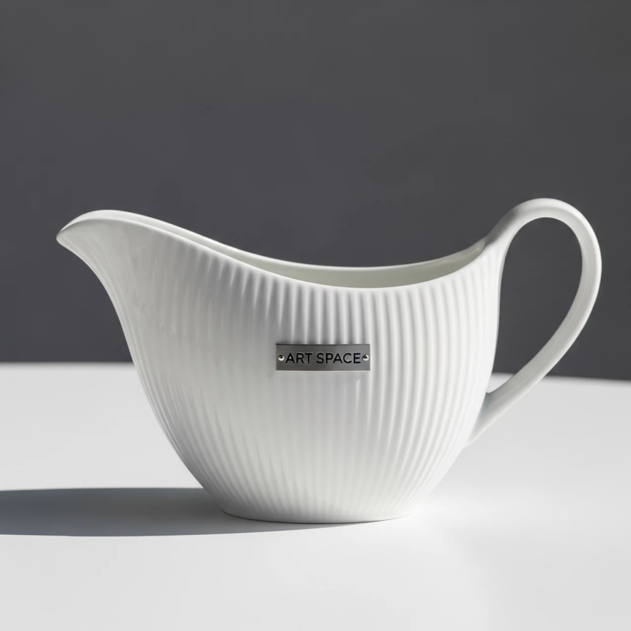 Аренда Соусник рифленый белый 150 мл в Omega Sirius — ART SPACE