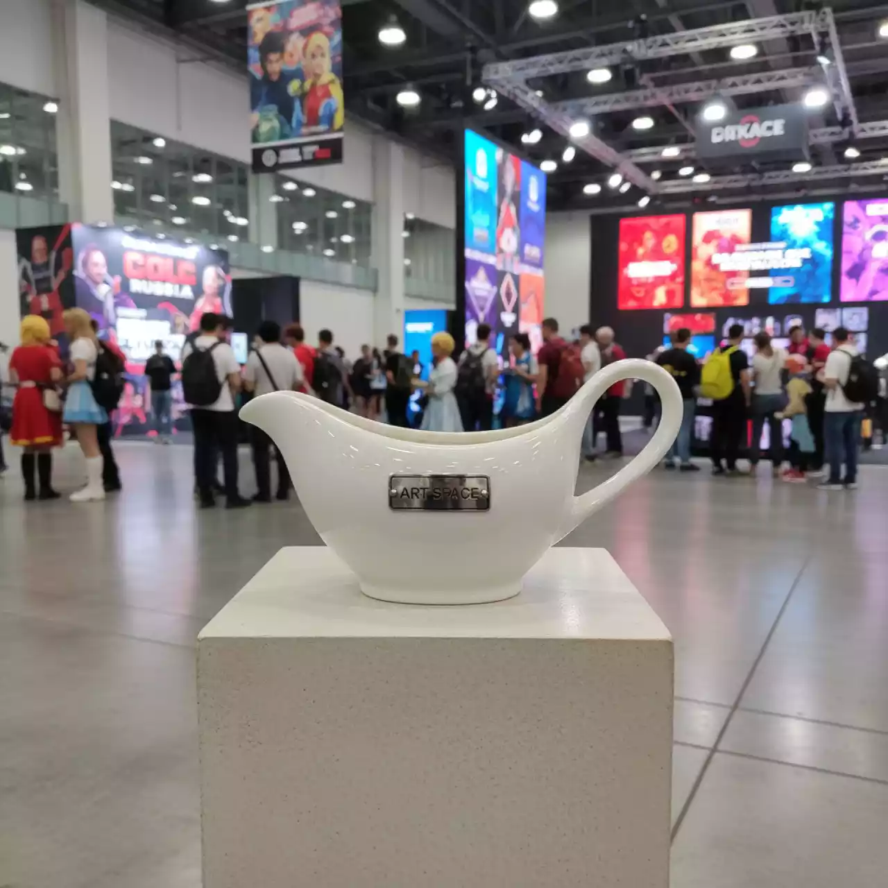 Аренда Соусник Саке белый 50 мл 60 мм 40 мм в МФК «Горный» — ART SPACE