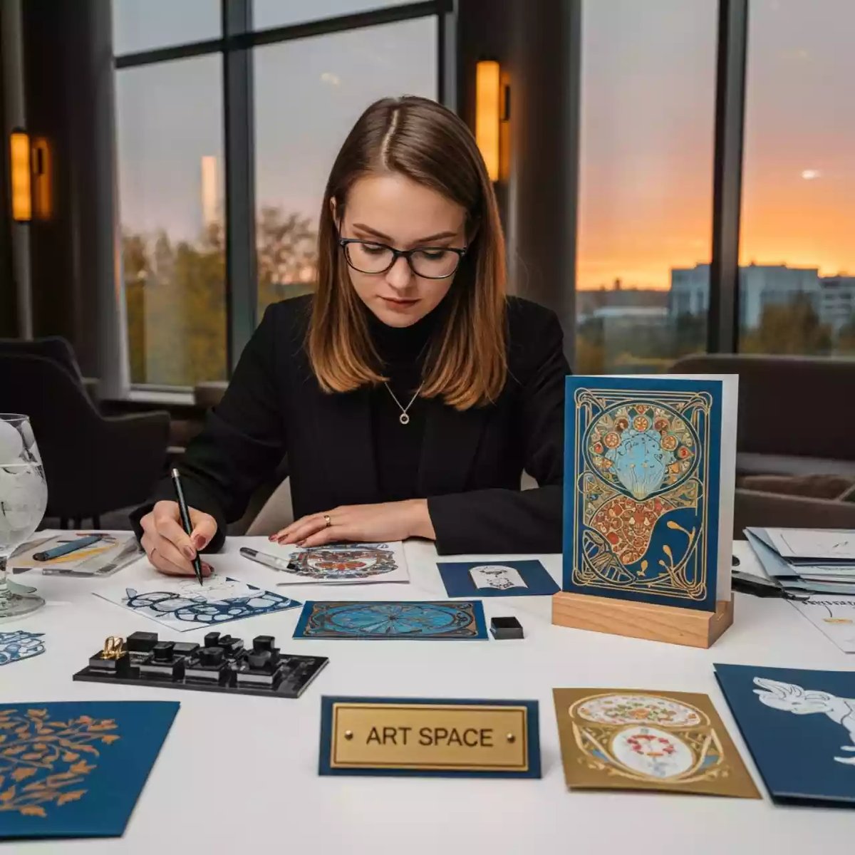 Аренда Создание новогодней открытки в Omega Sirius — ART SPACE