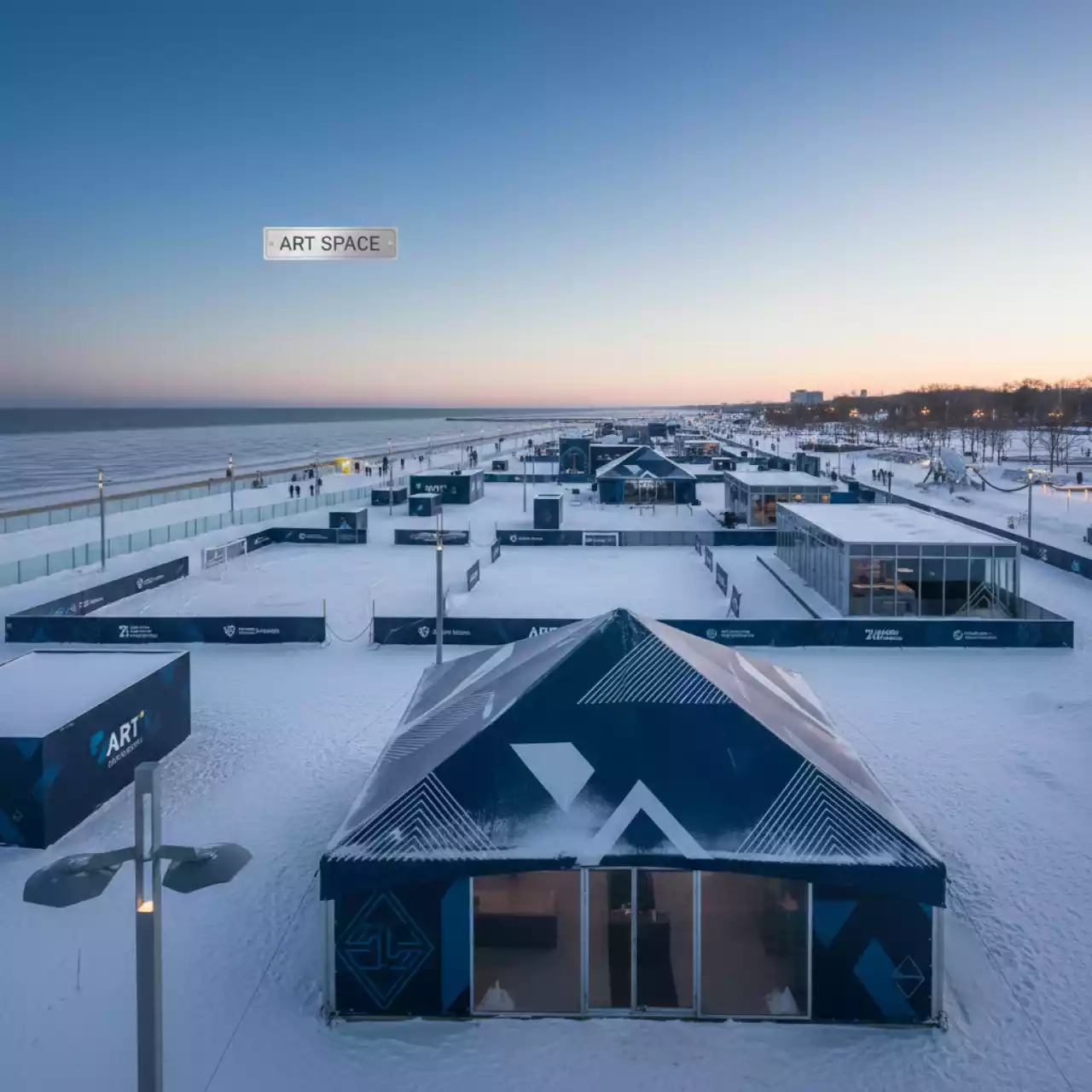 Аренда Спартакиада РусГидро на пляже «Мандарин» — ART SPACE