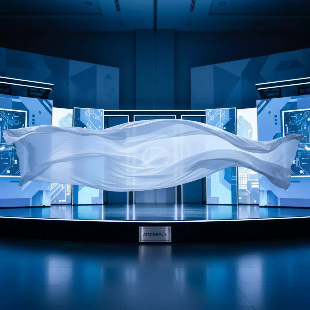 Аренда Спецэффект ткань на потоке в City Park Hotel Sochi — ART SPACE