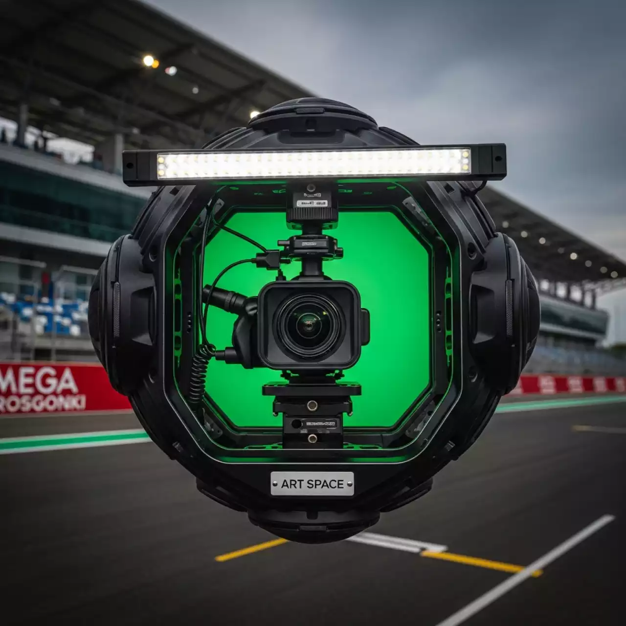Аренда Спиннер видео 360 комплект с хромакеем и освещением в Omega Sirius — ART SPACE