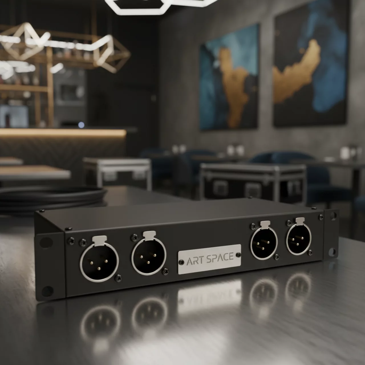 Аренда Сплиттер 1x4 3 pin в ресторане «Баран-Рапан» — ART SPACE