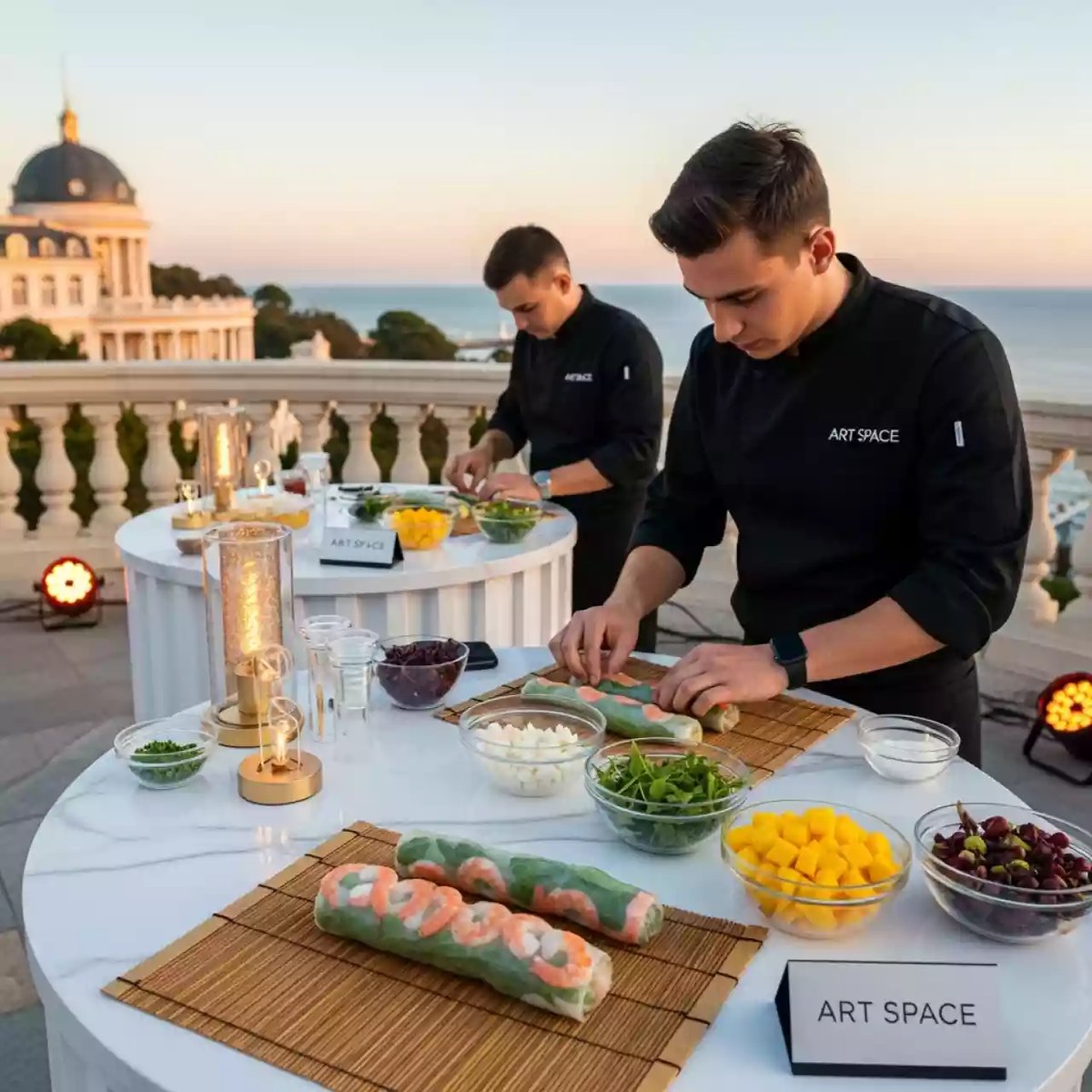 Аренда Спринг роллы мастер класс по приготовлению в санатории «Русь» — ART SPACE