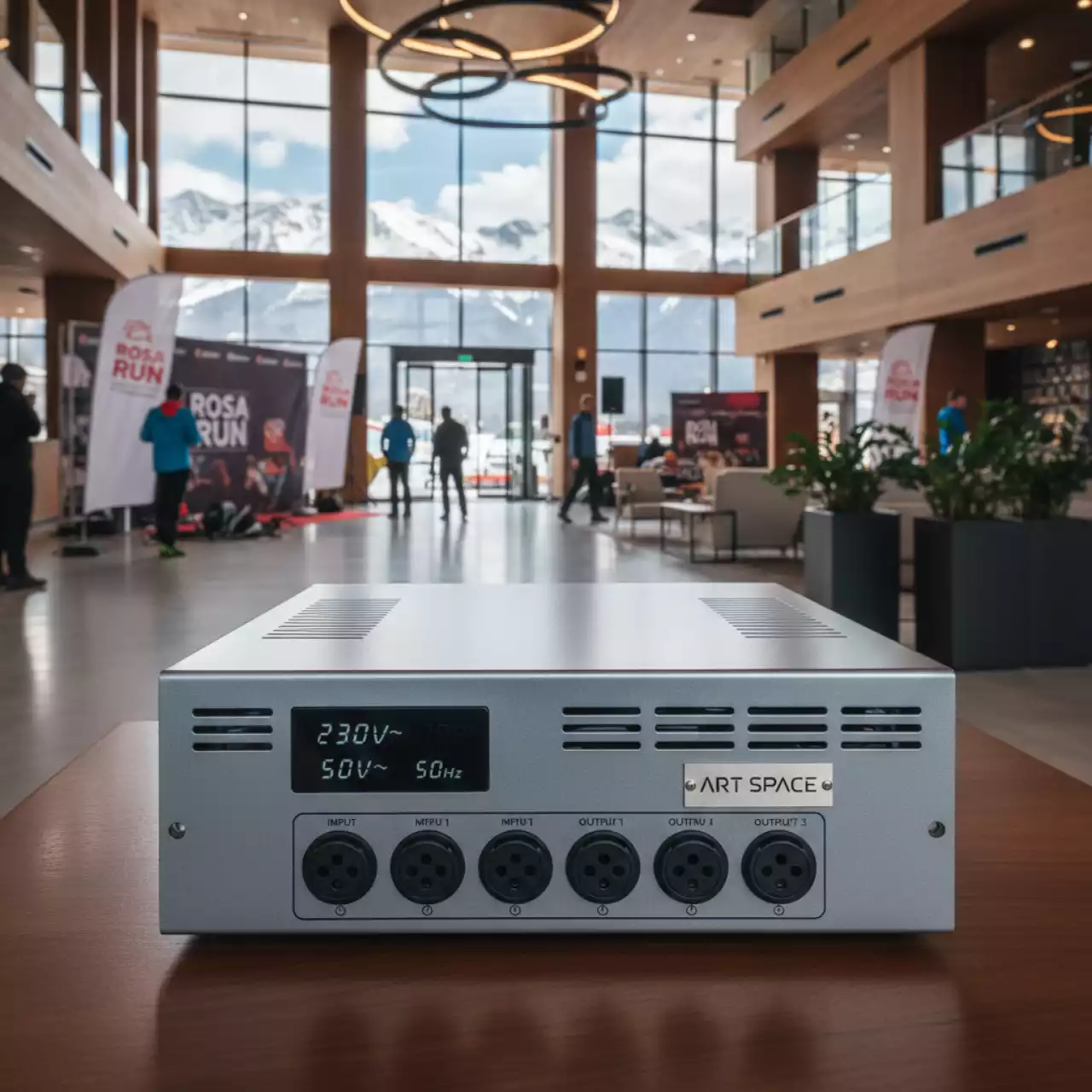 Аренда Стабилизатор напряжения Ресанта АСН 12000 1 ЭМ в Radisson Hotel Rosa Khutor — ART SPACE