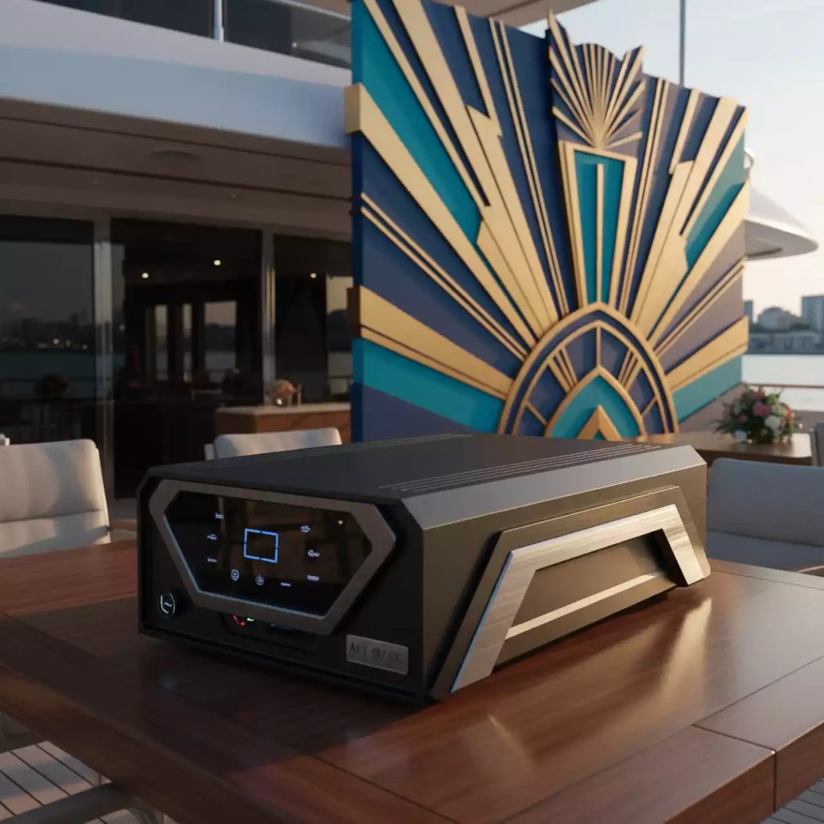 Аренда Стабилизатор напряжения Ресанта АСН 5000 1 ЭМ на VIP теплоходе (Морпорт Сочи) — ART SPACE