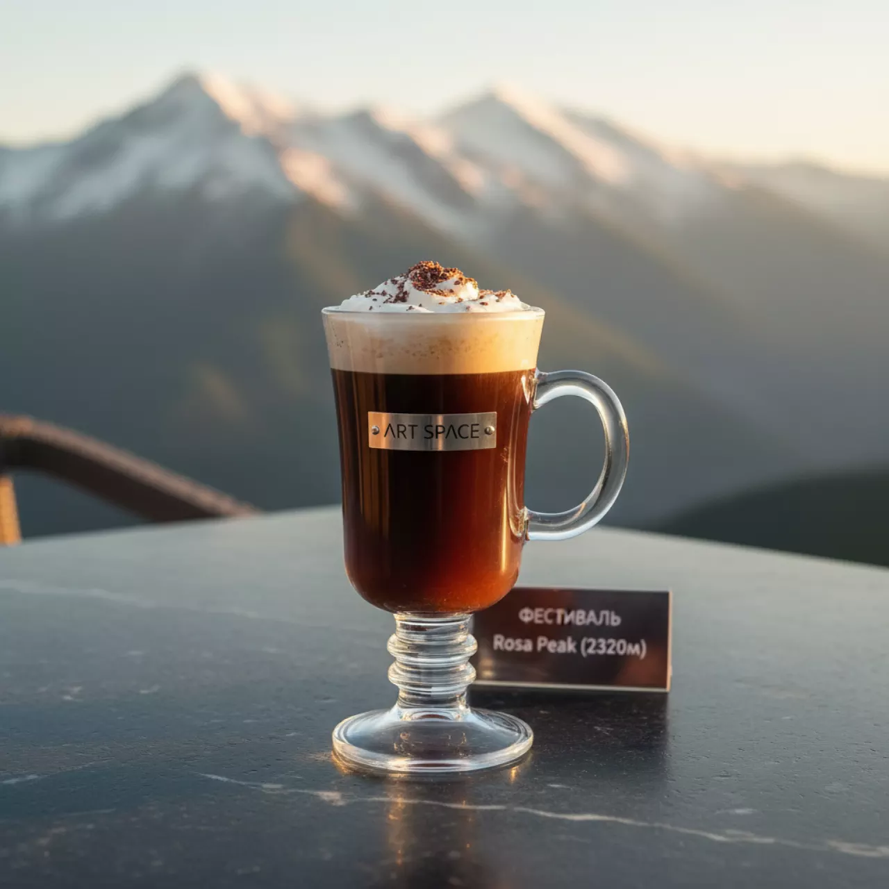 Аренда Стакан Айриш 215 мл на площадке Rosa Peak (2320м) — ART SPACE