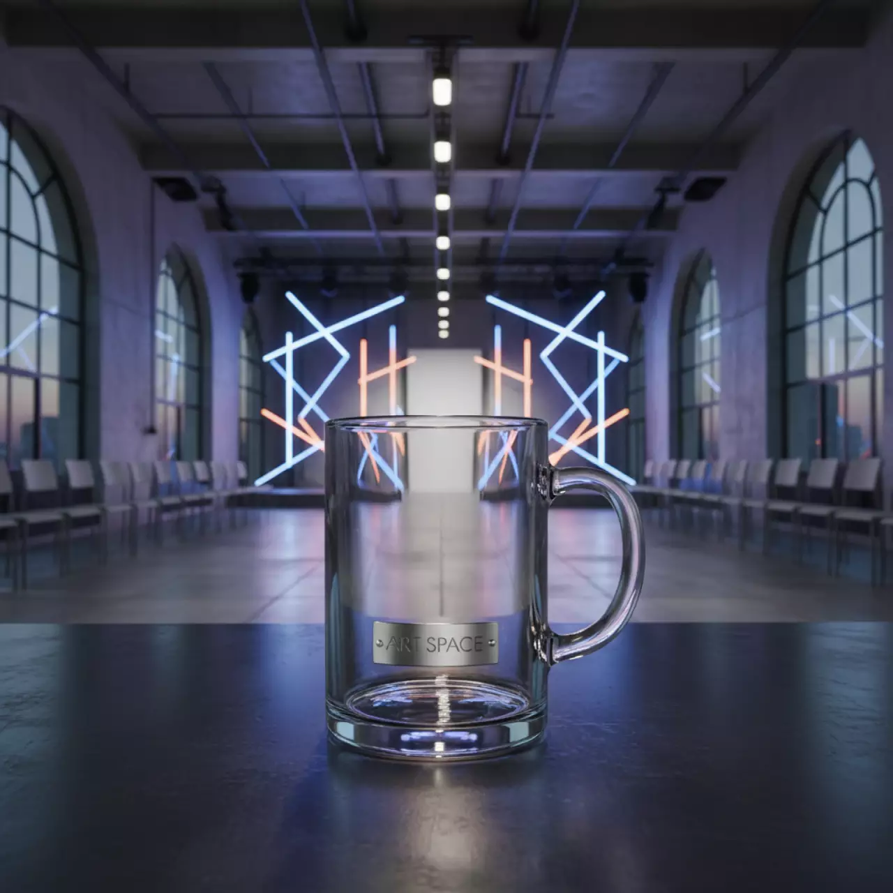 Аренда Стакан "Банка" с ручкой 400 мл в отеле «Звездный» — ART SPACE