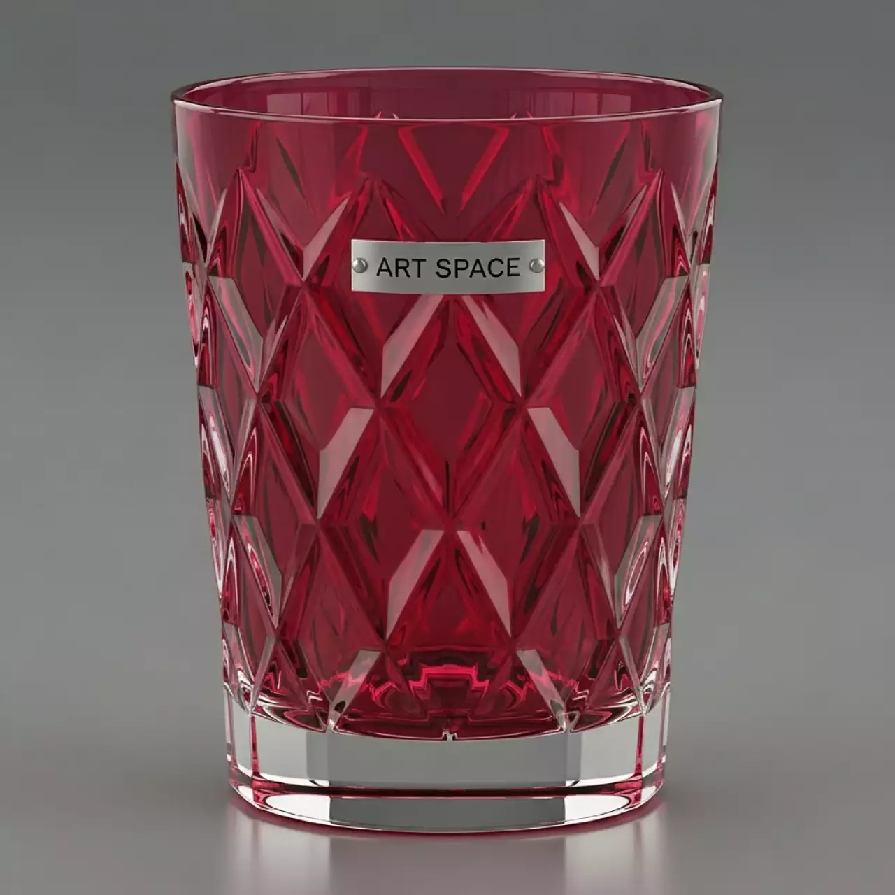 Аренда Стакан "Грани" бордовый 250 мл в банкетном зале «Дельфин» — ART SPACE