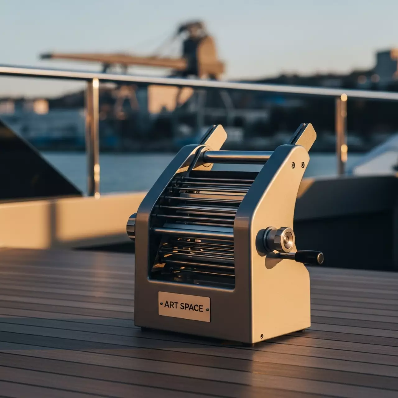 Аренда Сталкиватель Nagel Rimo 3 на VIP теплоходе (Морпорт Сочи) — ART SPACE