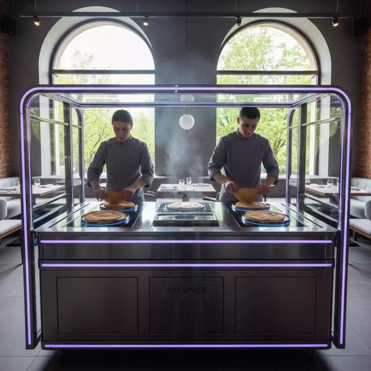 Аренда Станция кулинарная чебуреки в ресторане «Сыроварня» — ART SPACE