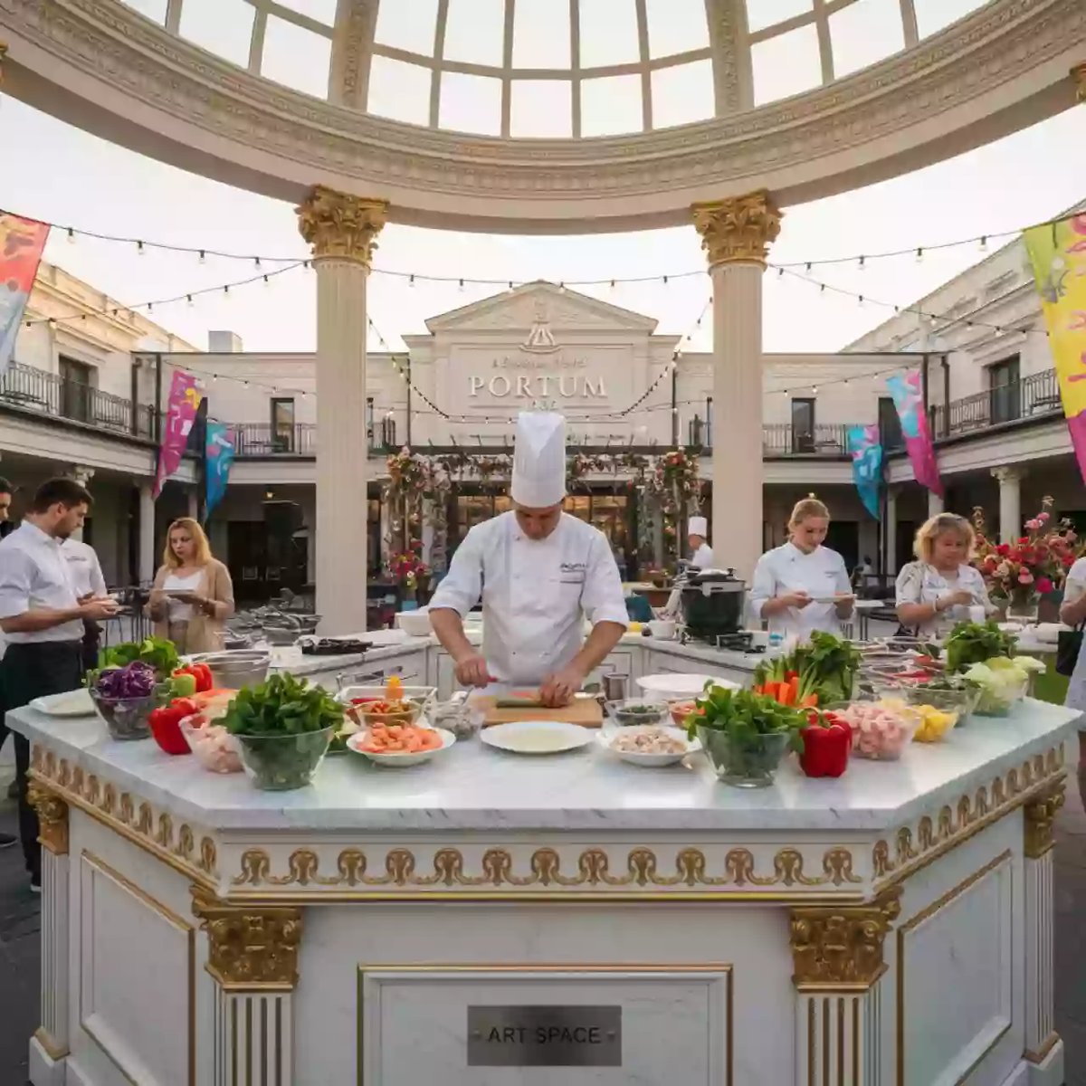 Аренда Станция кулинарная "Спринг роллы" в Boutique Hotel PORTUM 1905 — ART SPACE