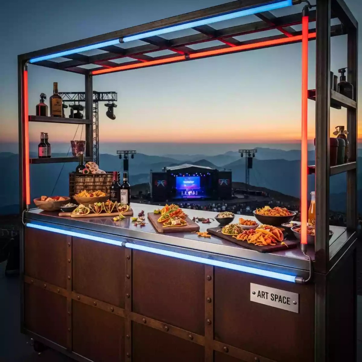 Аренда Станция кулинарная знойная Мексика на площадке Rosa Peak (2320м) — ART SPACE