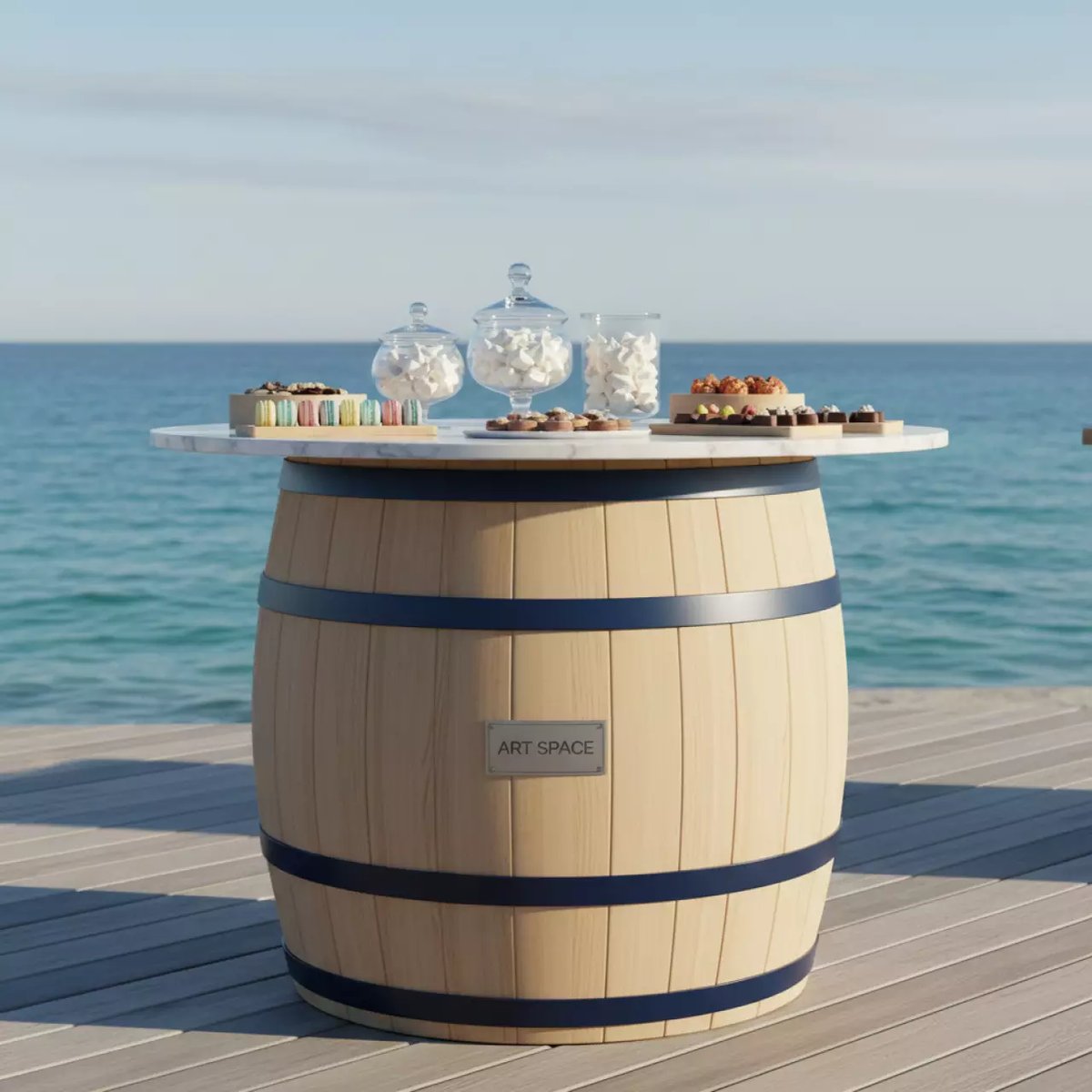 Аренда Станция сладкая бочка на пляже «Мандарин» — ART SPACE