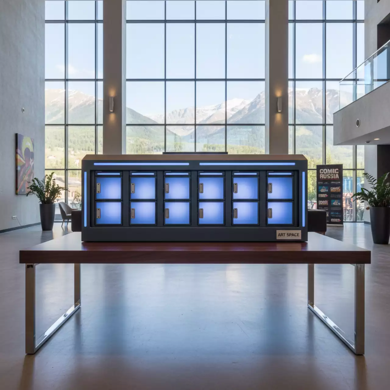 Аренда Станция зарядная настольная Locker в Golden Tulip Rosa Khutor — ART SPACE